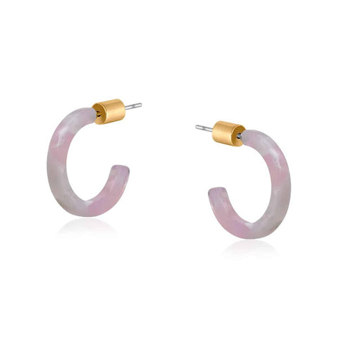 Petite Resin Hoop - Various Colours