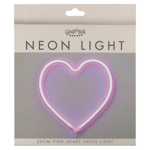 Pink Neon Heart Light