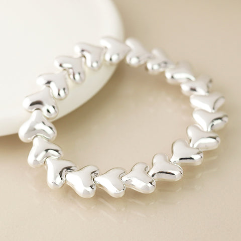 Stretch Hearts Bracelet - Various Colours