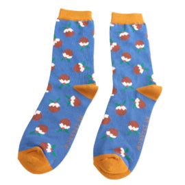 Christmas Puddings Men's Socks - Various Colours