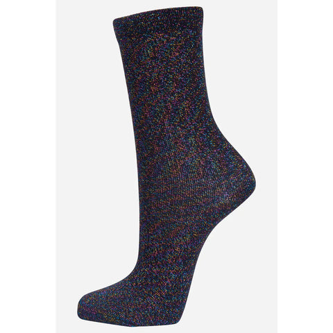 Womens Glitter Socks - Various Colours