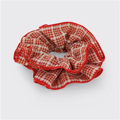 Gingham Oversized Scrunchie - Various Colours