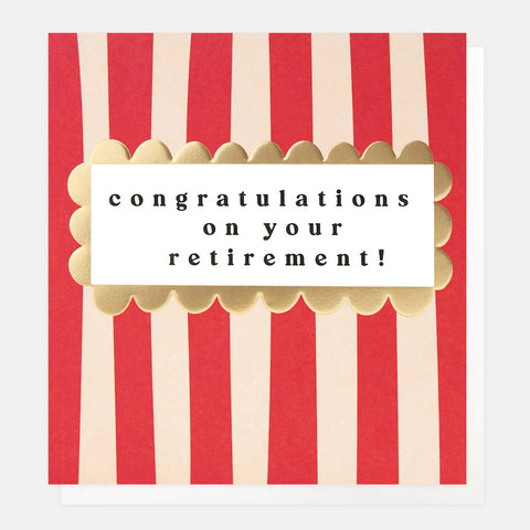 Congratulations On Your Retirement Stripe