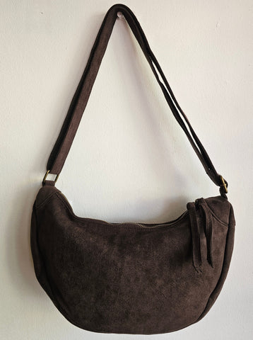 Velvet Crossbody Sling Bag - Various Colours