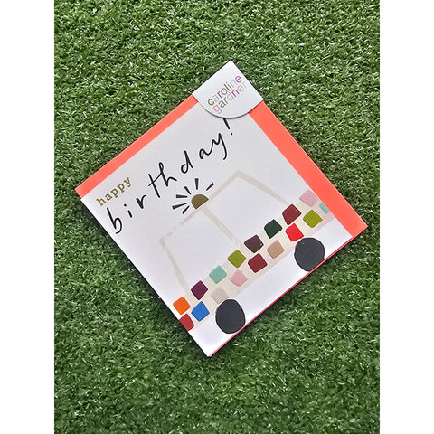 Happy Birthday Police Car Card