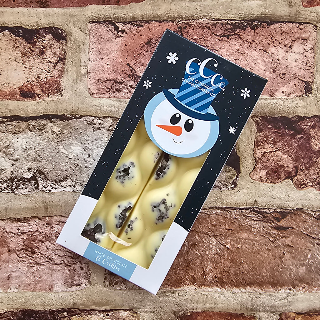 Christmas Snowman Cookies Barrel Bar Gift Box