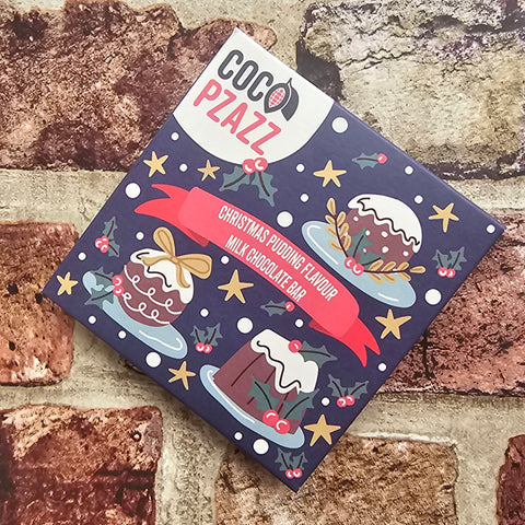 Christmas Pudding Flavour Milk Chocolate Bar