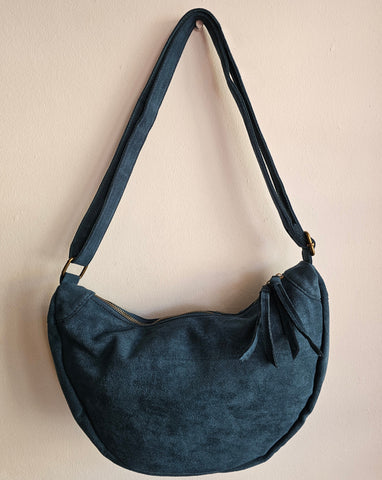 Velvet Crossbody Sling Bag - Various Colours