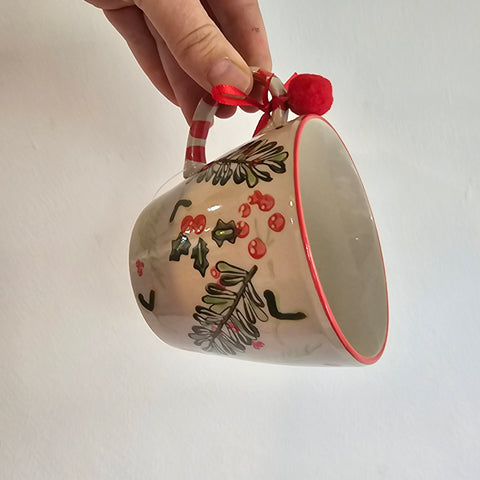 Stoneware Christmas Mugs - Various Designs