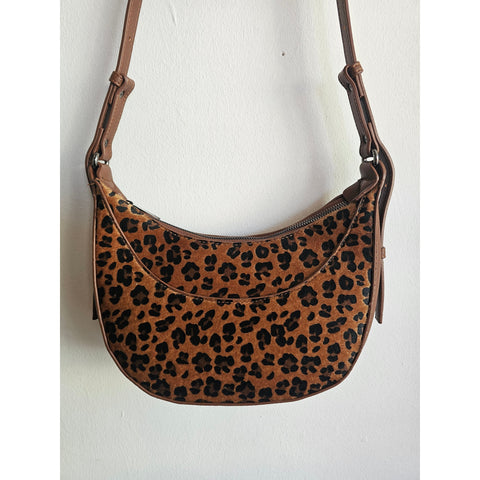 Leopard Print Crossbody Bag - Various Colours