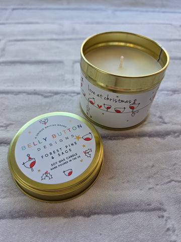 Christmas Soy Wax Candle - Various Saying