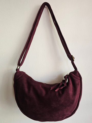 Velvet Crossbody Sling Bag - Various Colours