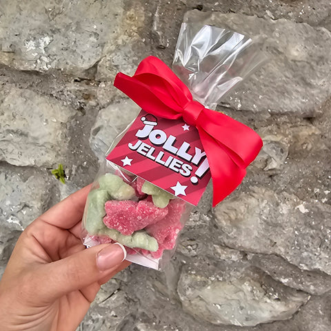 Fizzy Sweets In A Ribbon Bag - Various Shapes