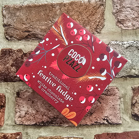 Festive Fudge - White Chocolate & Cranberry