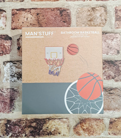 Man Stuff - Bathroom Basketball