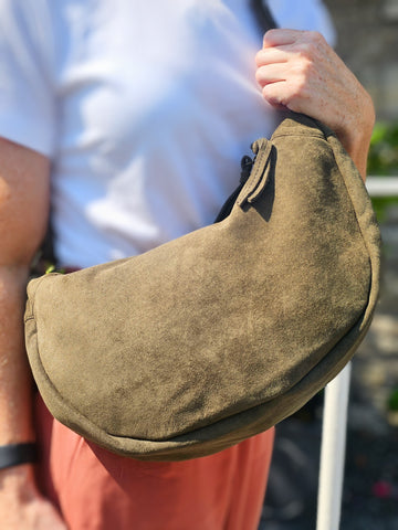 Velvet Crossbody Sling Bag - Various Colours