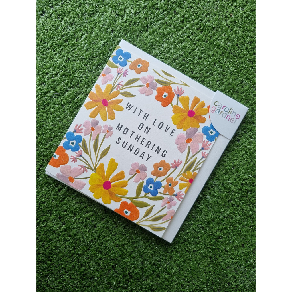 With Love..Mothering Sunday Floral Card