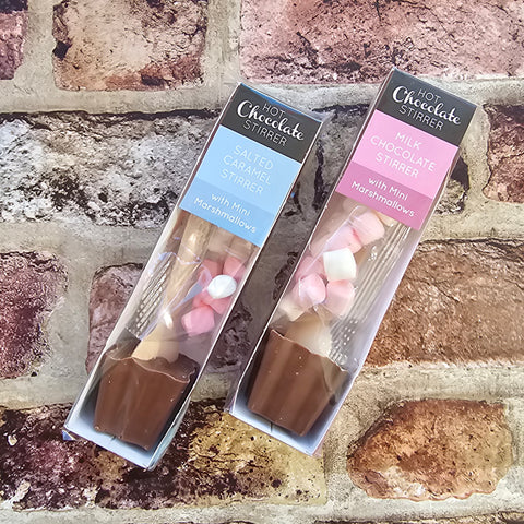 Hot Chocolate Stirrer With Mini Mallows - Various Flavours