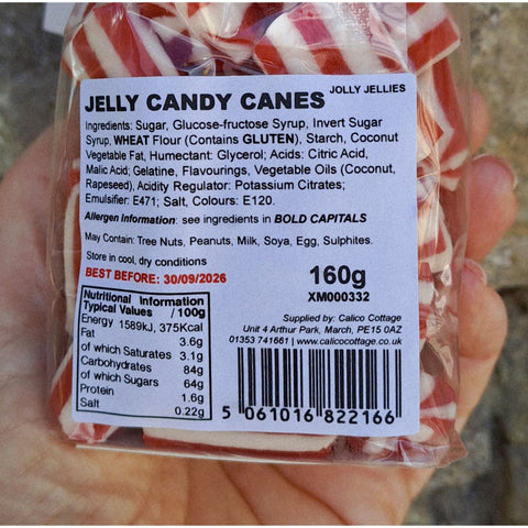 Strawberry Jelly Canes Ribbon Bag