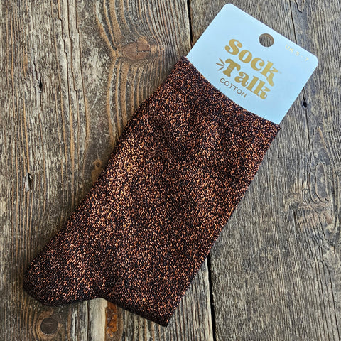 Womens Glitter Socks - Various Colours