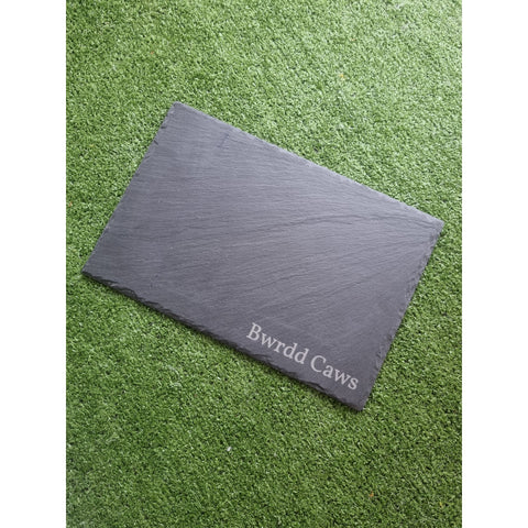 Rectangular Slate Serving Board - Bwrdd Caws