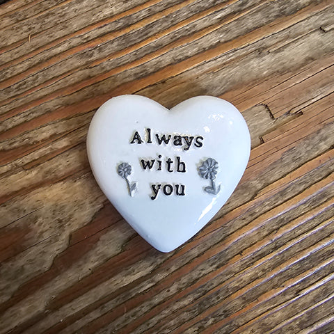 Sentiment Pebbles In An Organza Bag - Various Shapes And Quotes