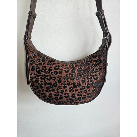 Leopard Print Crossbody Bag - Various Colours