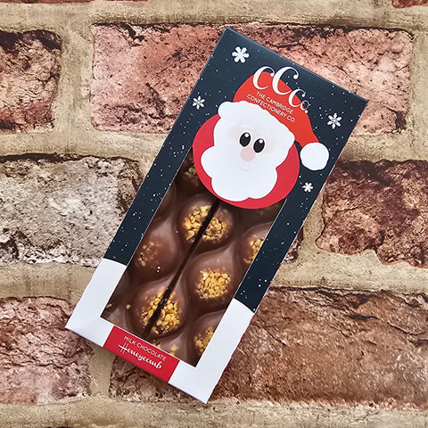 Christmas Santa Honeycomb Barrel Bar Gift Box