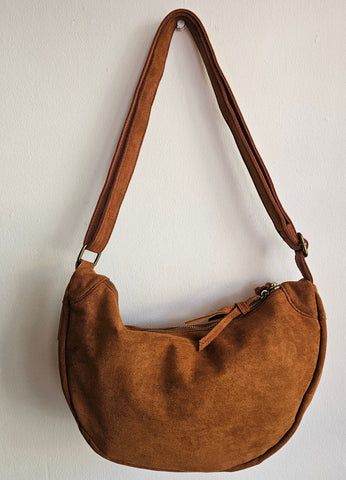 Velvet Crossbody Sling Bag - Various Colours