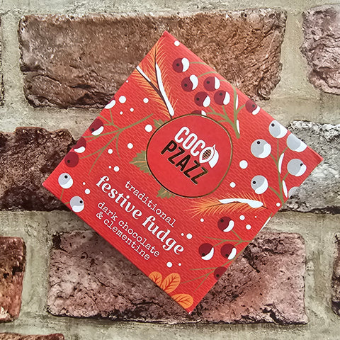 Festive Fudge - Dark Chocolate & Clementine