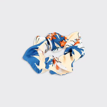 Blue Sally Scrunchie