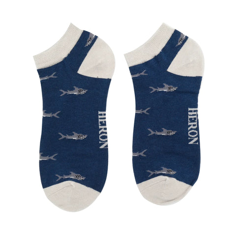 Little Sharks Trainer Socks - Various Colours