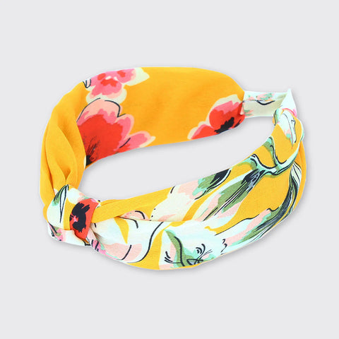 Sienna Floral Wide Headband - Various Colours