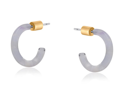 Petite Resin Hoop - Various Colours