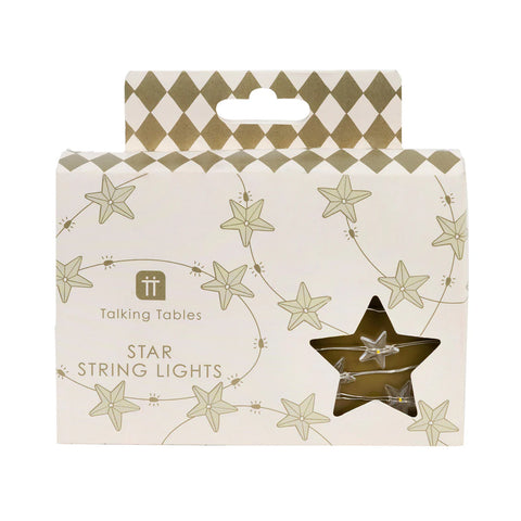 Gilded Star String Lights