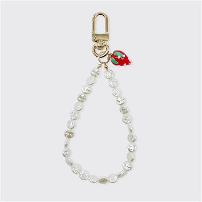 Pearl Phone Strap - Various Charm