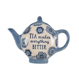 Blue Willow Tea Bag Holder