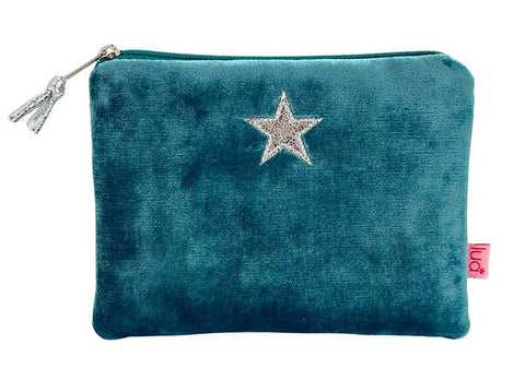 Star Silk Velvet Purse - Various Colours