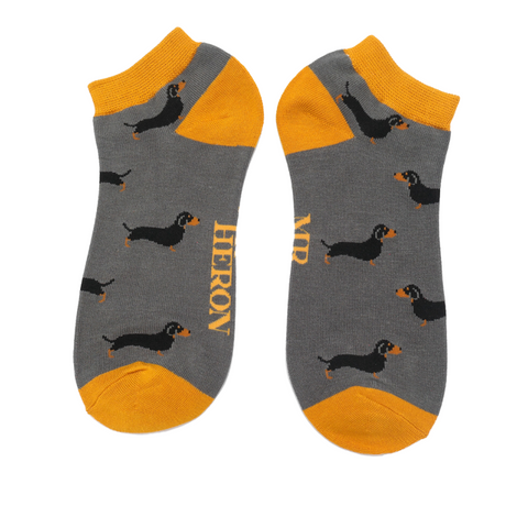 Little Sausage Dog Men's Trainer Socks - Various Colours