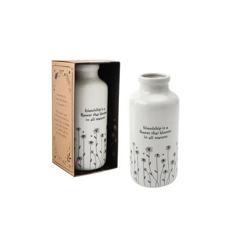 Send With Love Ceramic Bottle Vase