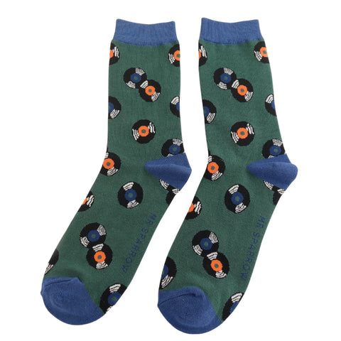 Vintage Vinyl Socks - Various Colours