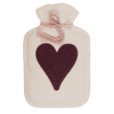 Heart Hot Water Bottle - Various Colours