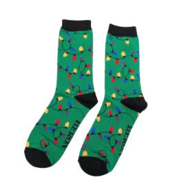 Mr Heron Christmas Lights Socks - Various Colours