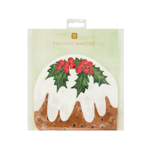 Christmas Pudding Shaped Napkin