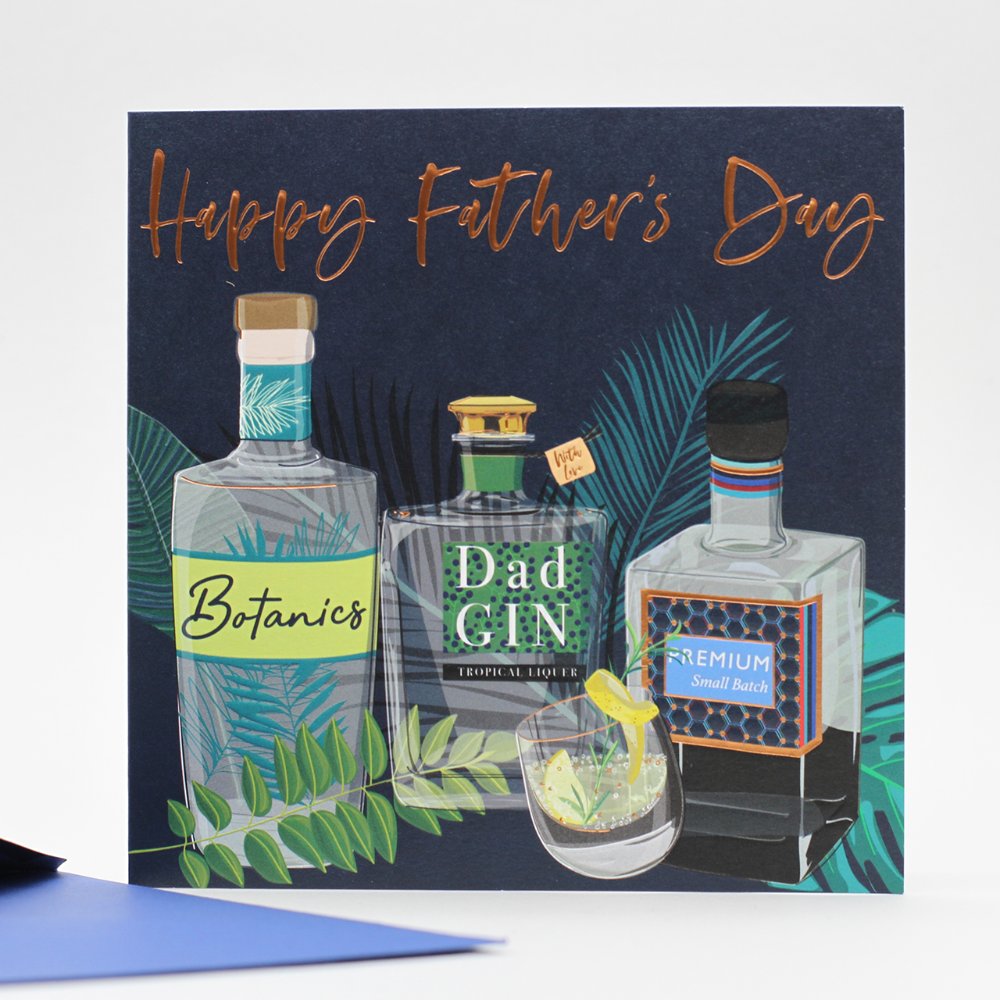 Happy Father's Day Card-Gin