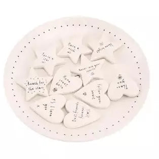 Mini Ceramic Tokens -  Various Shapes And Sayings