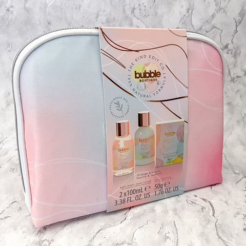 Bubble Boutique Cosmetic Bag Gift Set