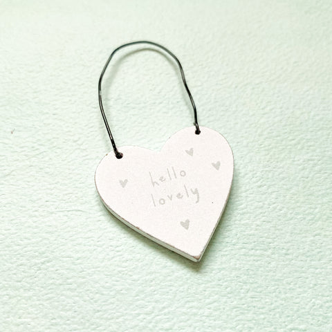 Mini Wooden Hangers -  Various Sayings