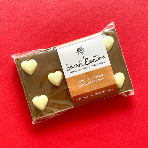 Sarah Bunton Chocolate Bar with Hearts