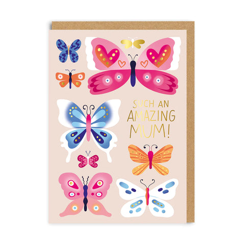Mum Butterflies Card